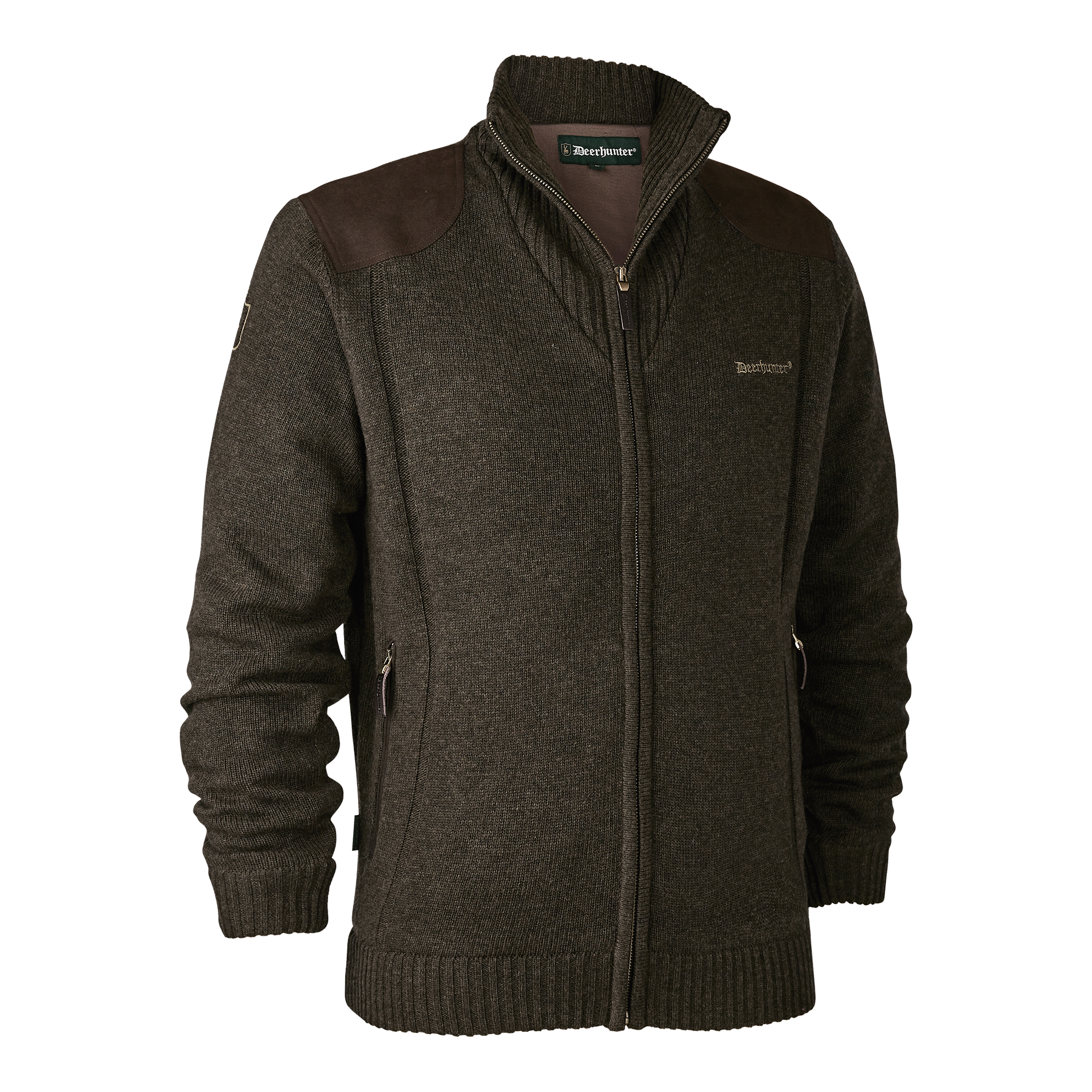 Deerhunter Carlisle Knit Cardigan with StormlinerÂ® Dark Elm 2XL