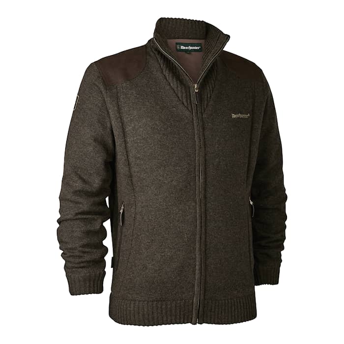 Deerhunter Carlisle Strike Cardigan med Stormliner® Mørk alm for menn