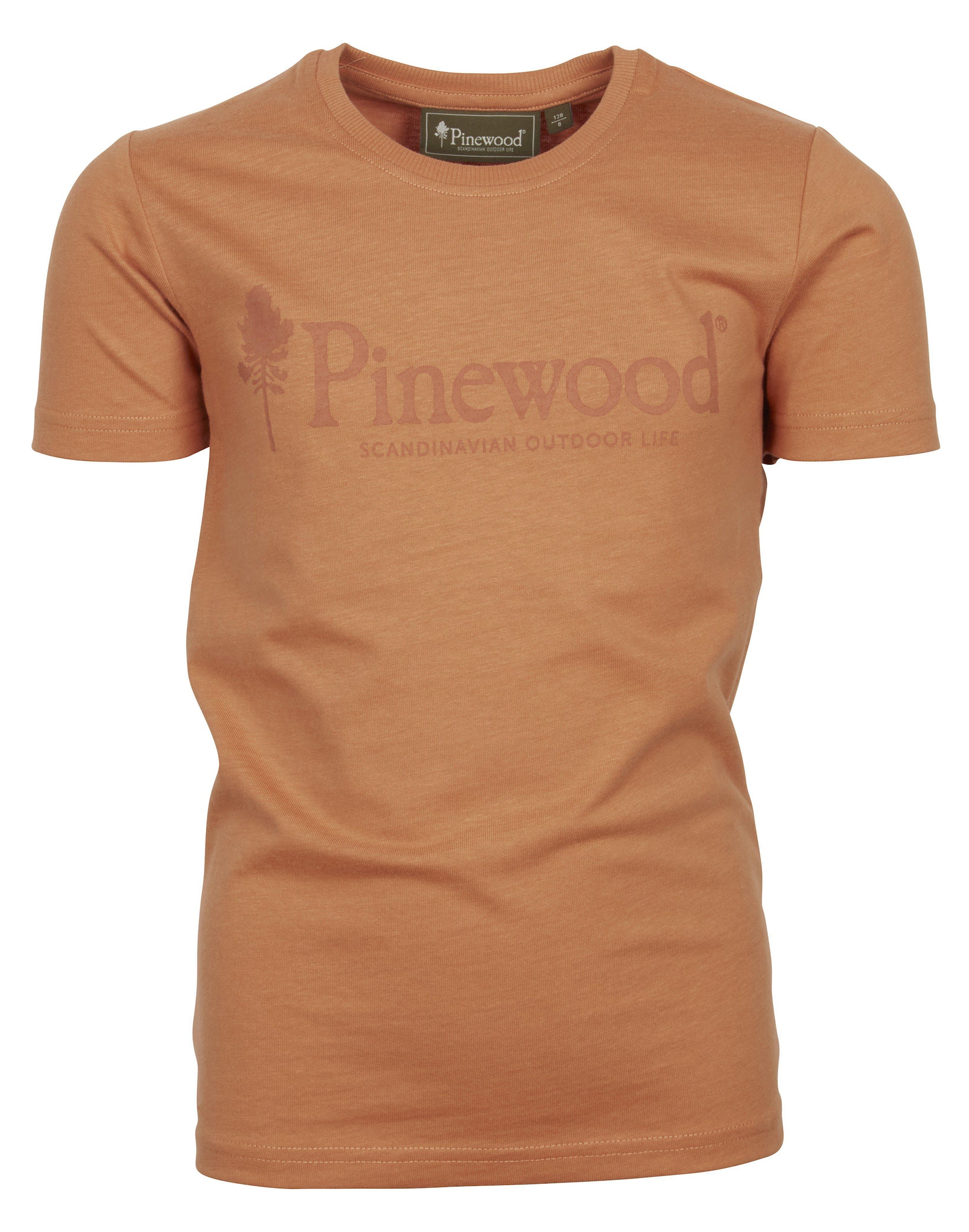 Pinewood Outdoor Life T-Shirt Barn Light Terracotta