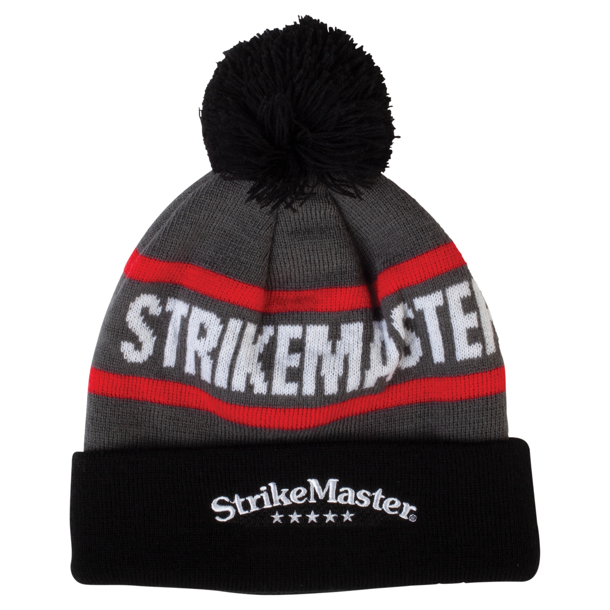 StrikeMaster Beanie Black/Grey/Red Mössa