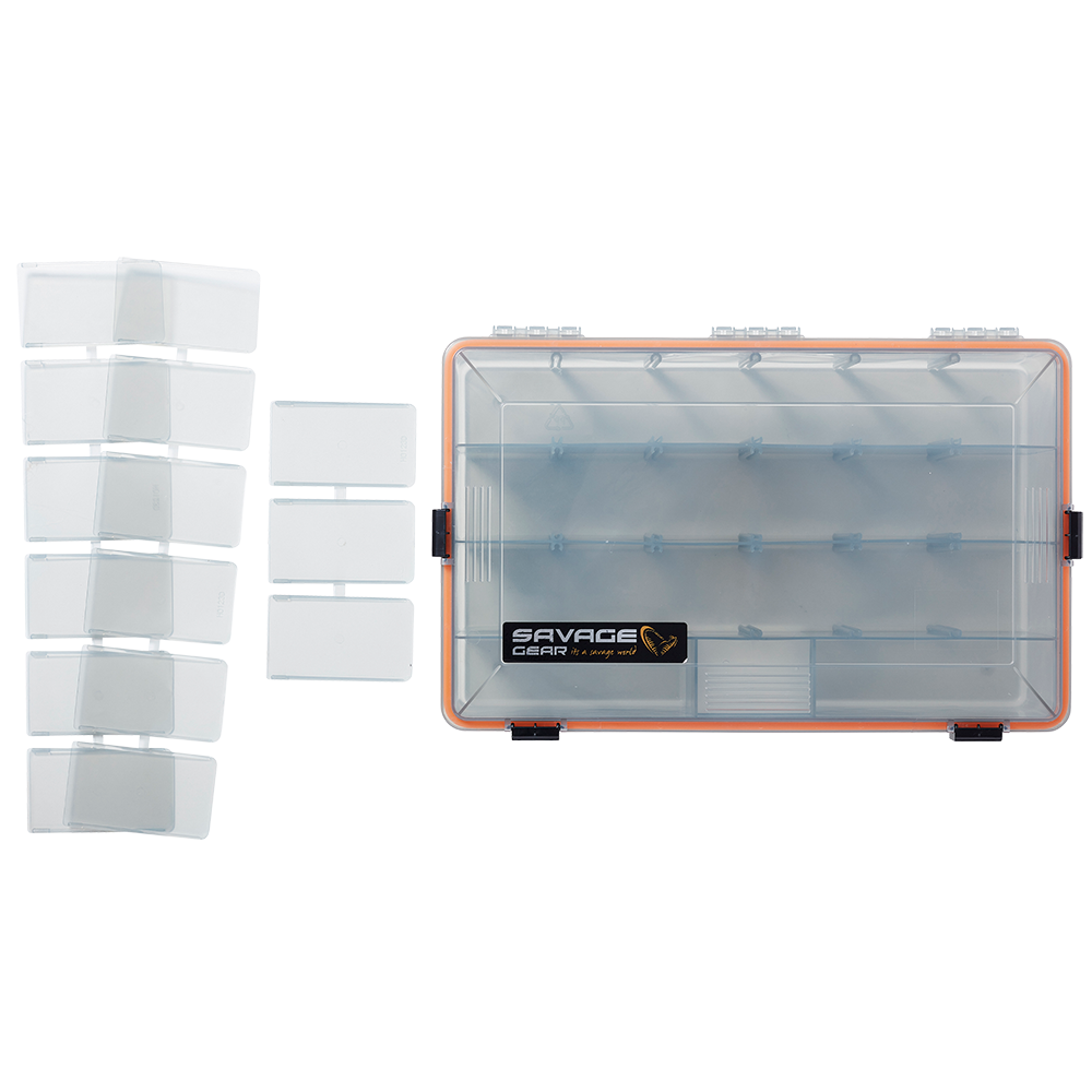 Savage Gear Betesbox WaterProof 6B Smoke 35.5X23X9.2Cm