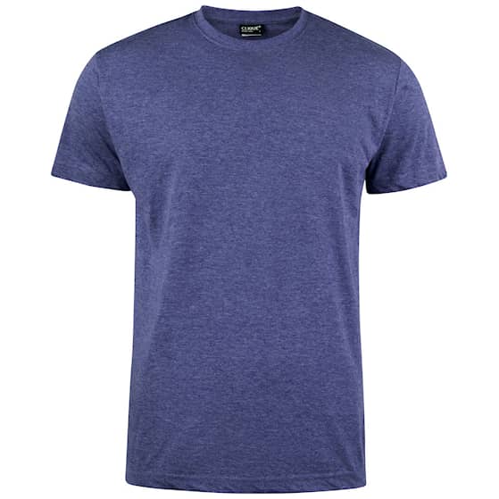 Clique T-Shirt Herren Marineblau Meliert