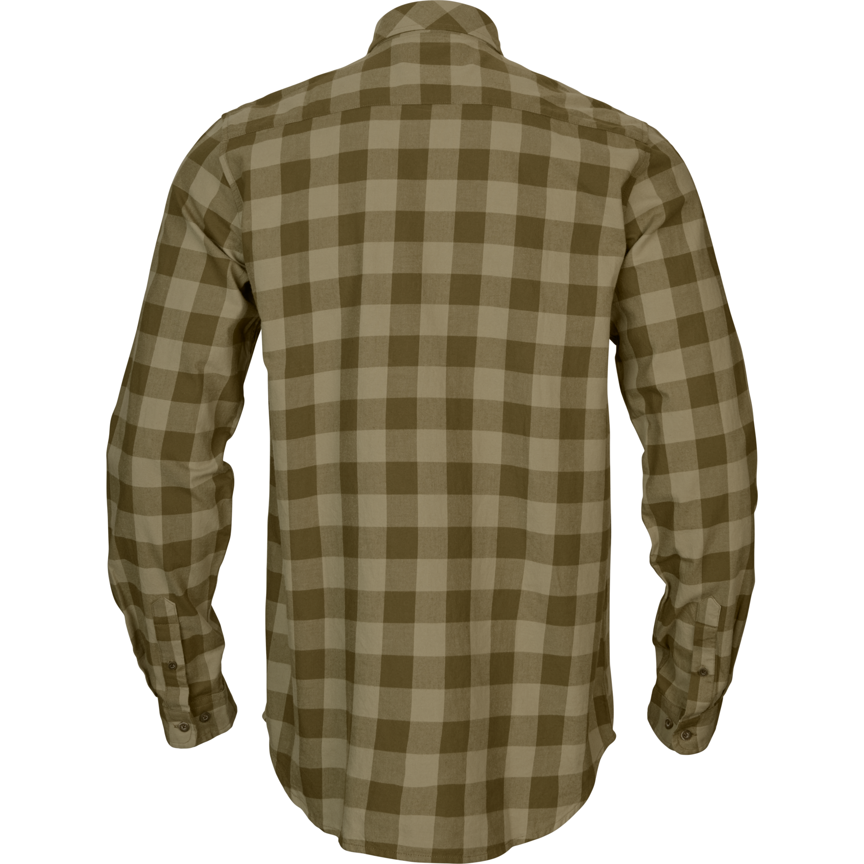Härkila Scandinavian Skjorta Dark olive check 2.jp