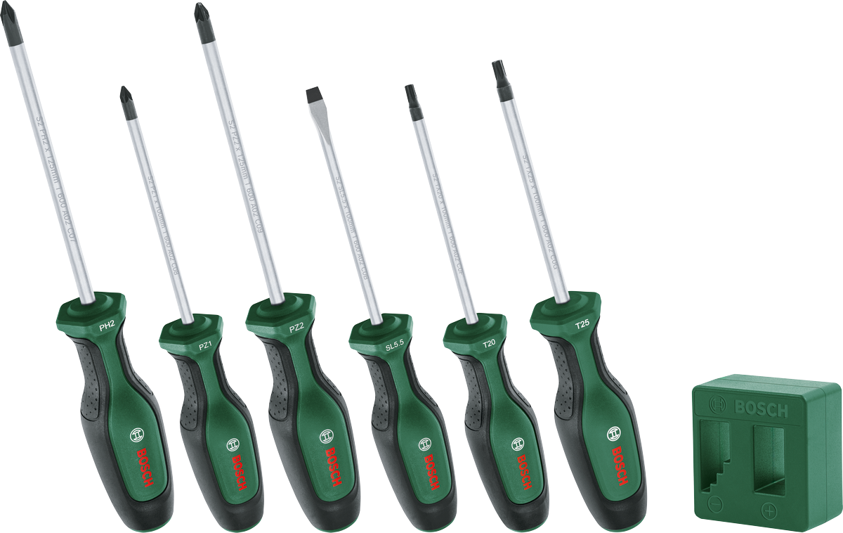 Bosch DIY Skruvmejselset 6 Delar M/Magnet