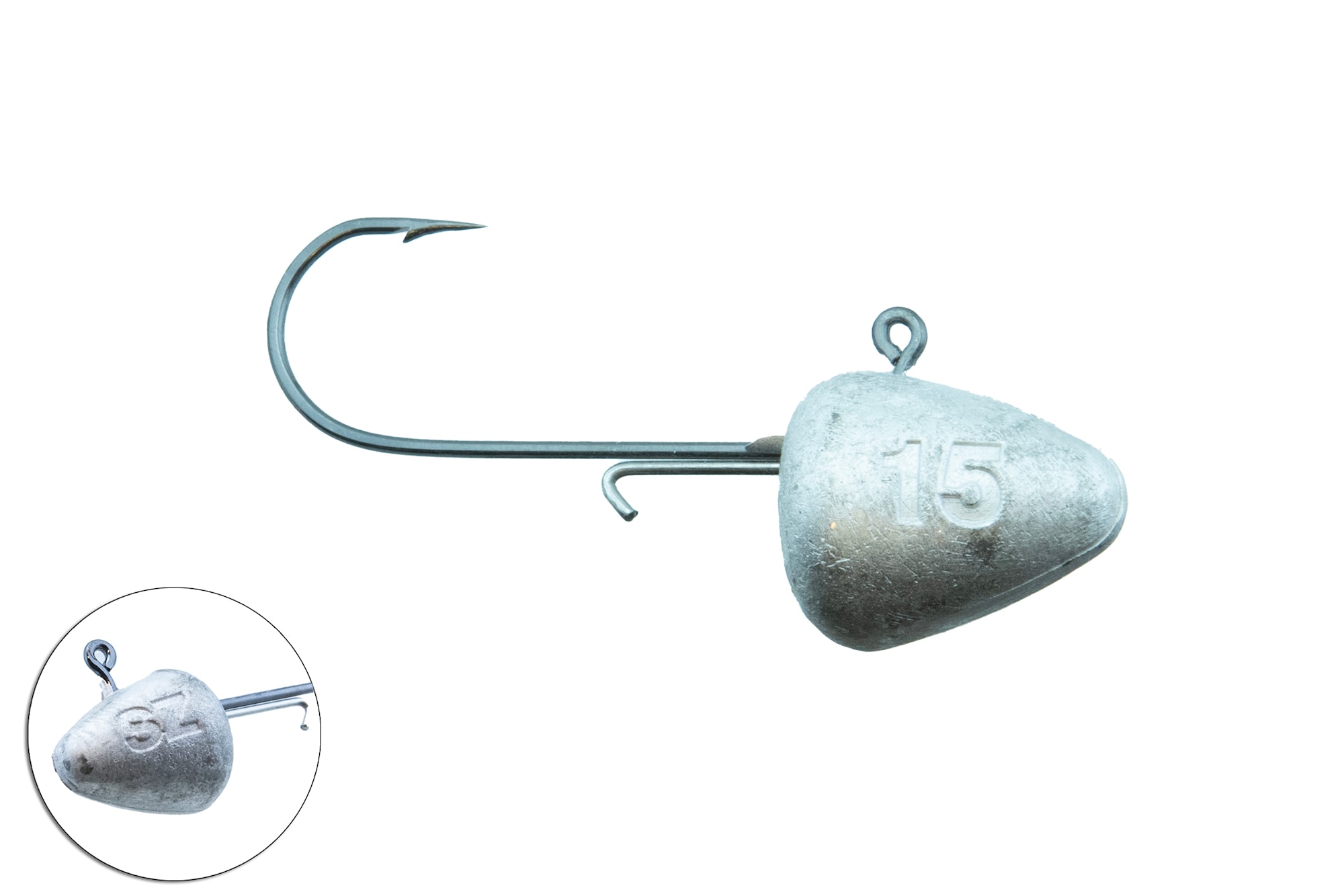 Svartzonker Jig heads 15g 1/0 - 2-pack Bismuth Alloy