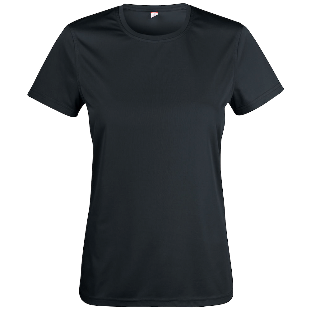 Clique T-shirt funktion Dam Svart