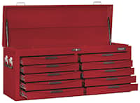 Teng Tools Topplåda TC810N 10 lådor, extra bred, röd