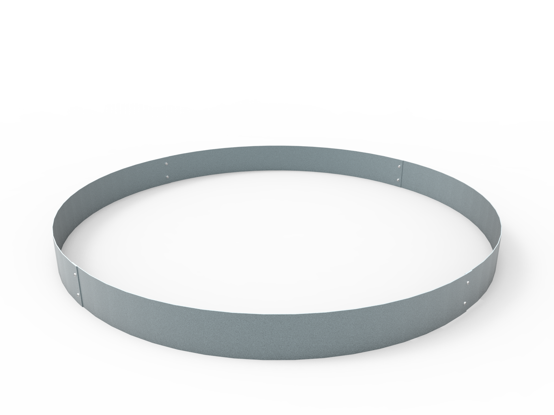 Flexigarden Planteringskant Aluzink 120 mm Cirkel