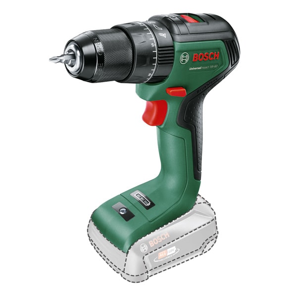 Bosch DIY Slagborrmaskin Univ Impact 18V60 2X2A Al