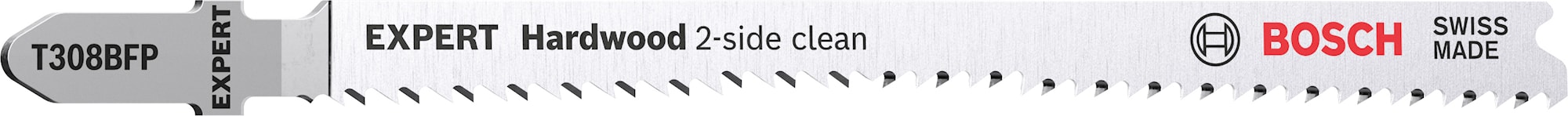 Bosch Sticksågblad Expert ‘Hardwood 2-side clean’ T 308 BFP , 5 st