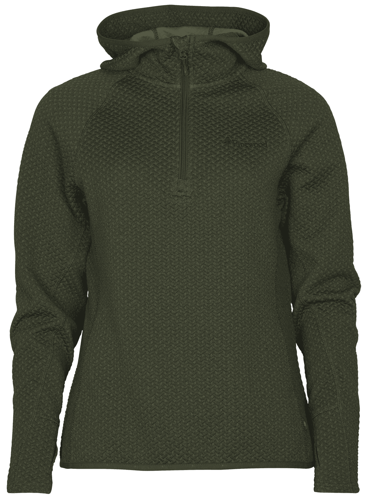 Pinewood Everyday Travel Hoodie Dam Dark Green Melange XXL