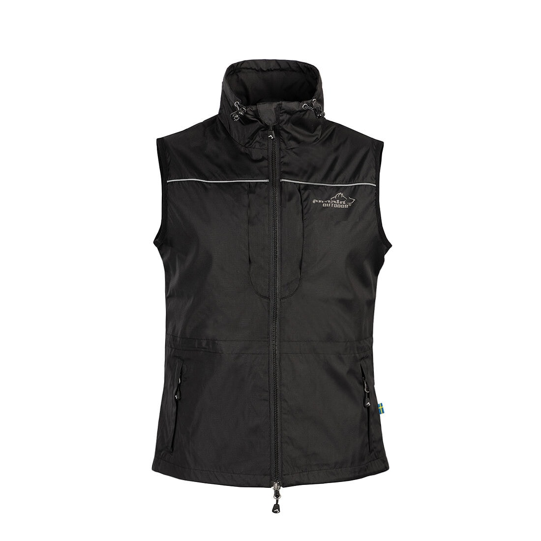 Arrak Outdoor Jumper Vest Dame Svart XS