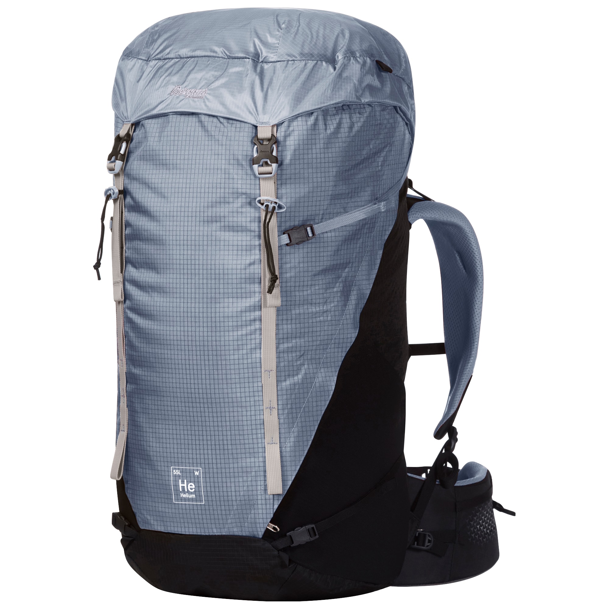 Bergans Helium V5 W 55L Ryggsäck Dam Husky Blue/Black