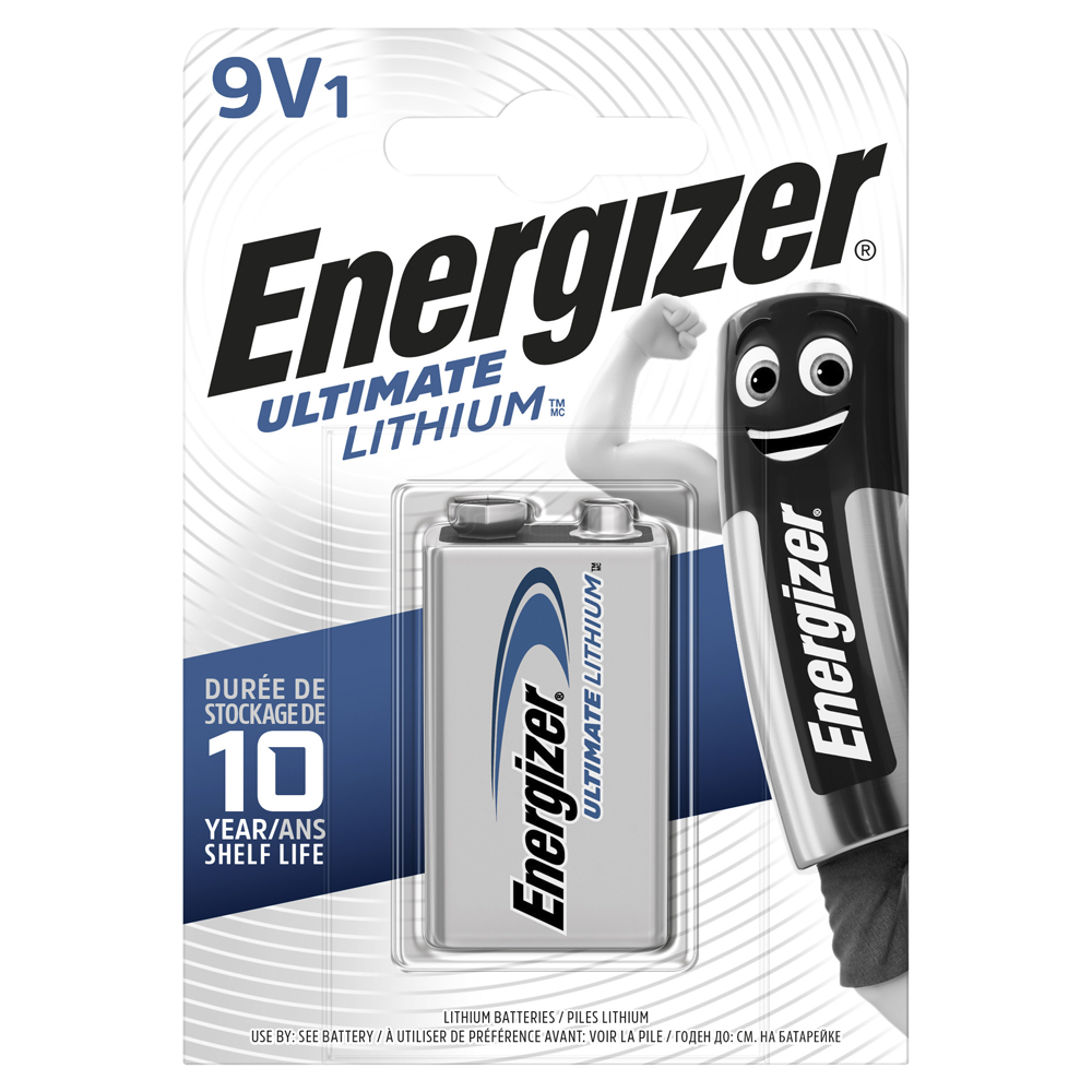 REA/Black Friday Energizer Batteri Ultimate Lithium 9V 1P