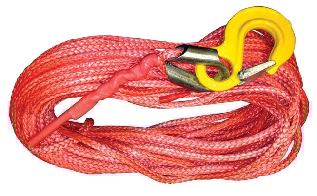 Armortek syntetisk line, komplett med kause og krok 9,5 mm x 30 m – maks 10,871 kg