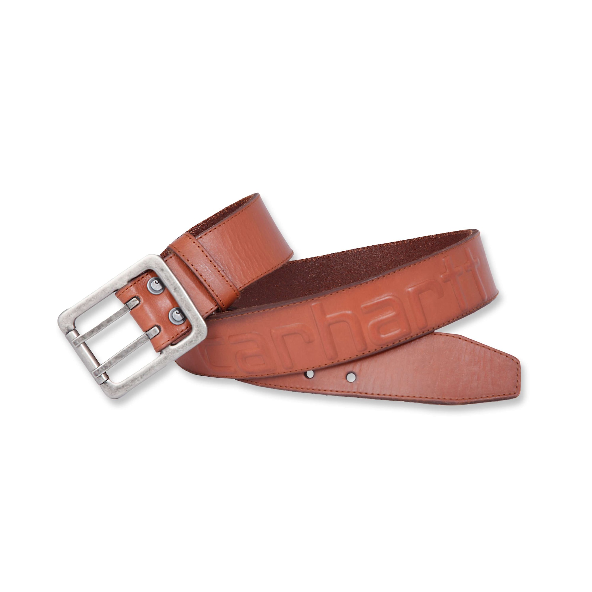 Carhartt Logo Läderbälte Herr Carhartt® Brown W40
