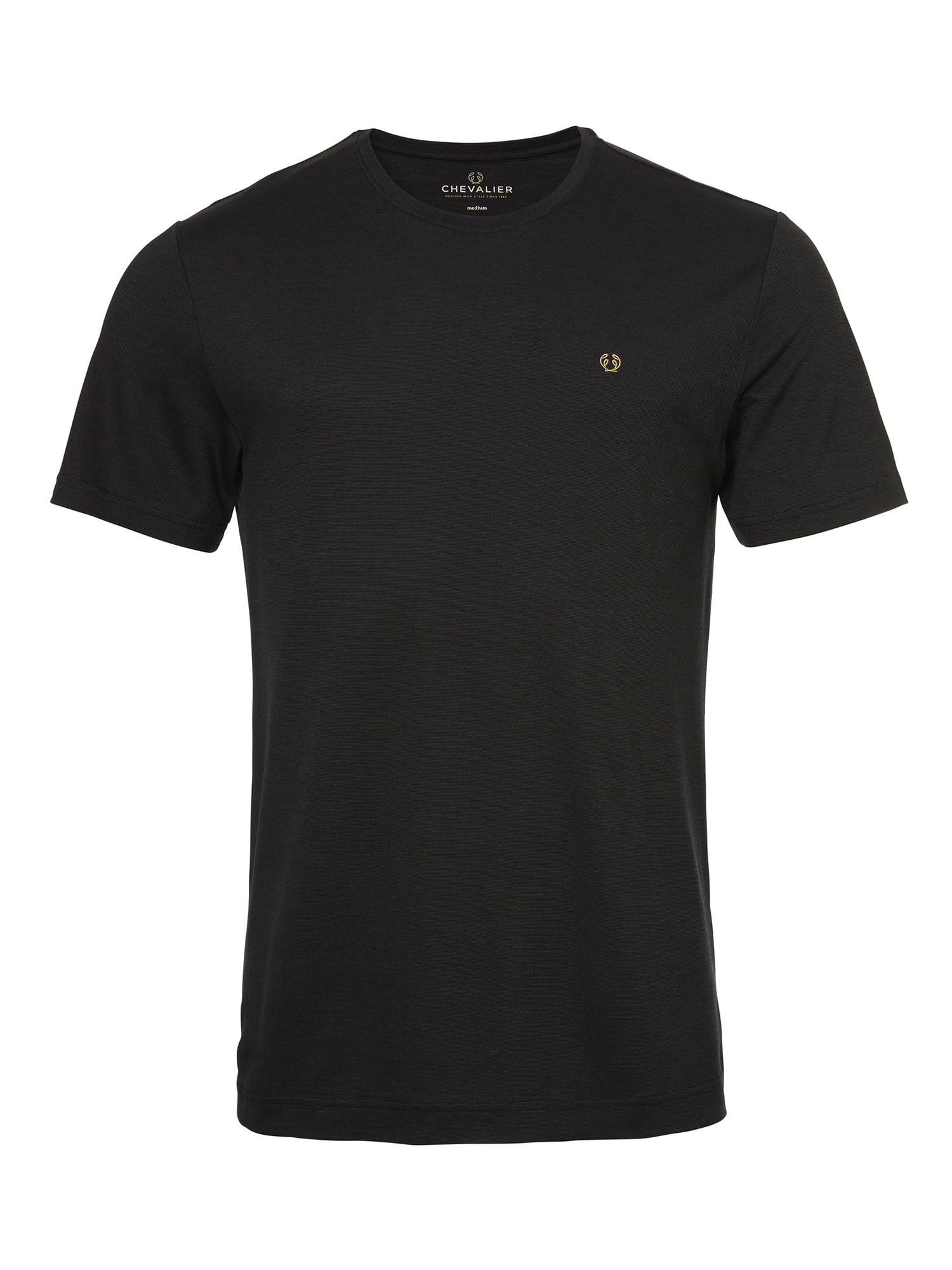 Chevalier Coley Woll-T-Shirt Stone Black Herren 2.0