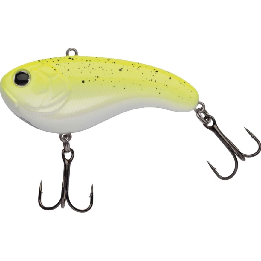 Berkley Flatt Shad XH 5 cm UV Spotted Yellow Neon -