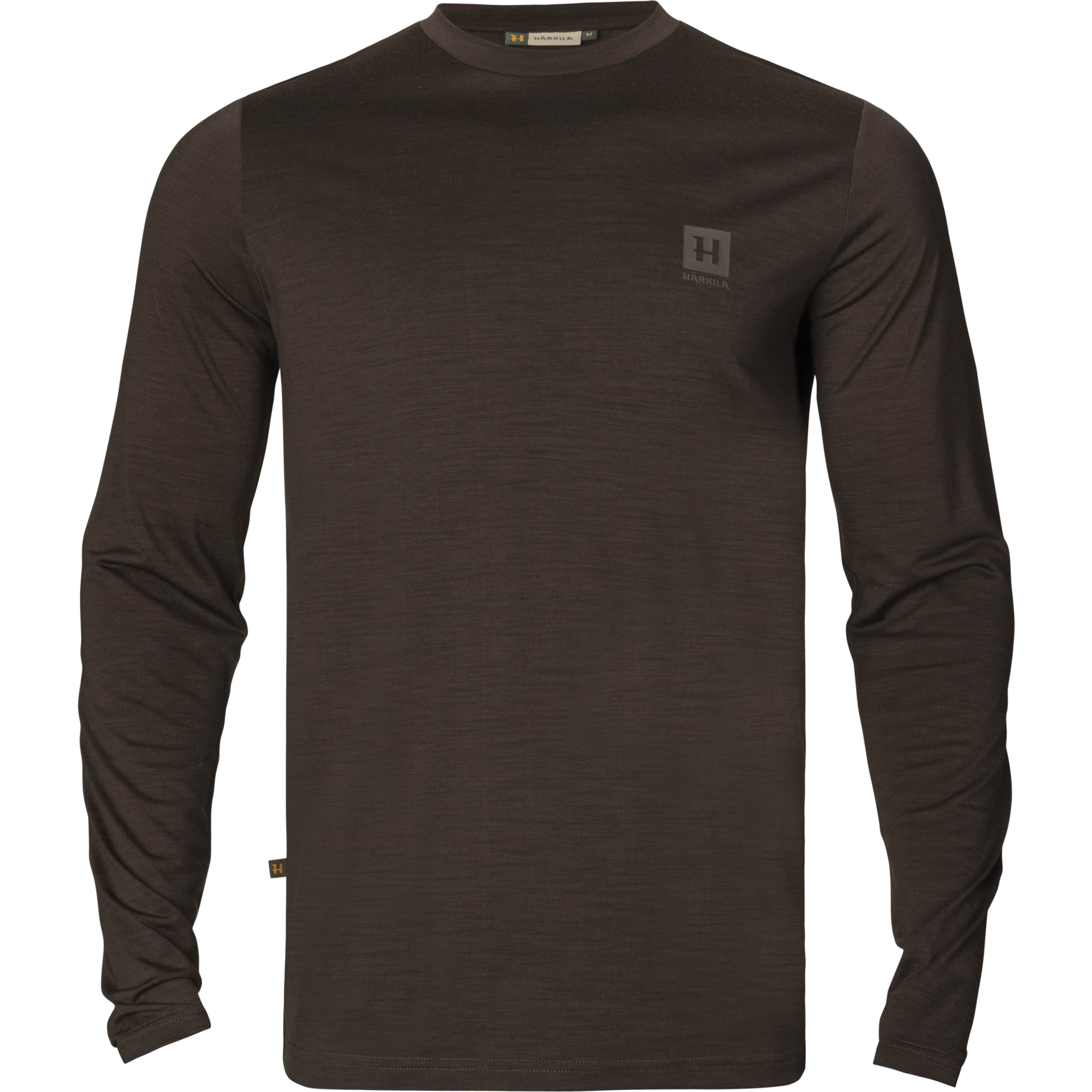 Härkila Base All Season L/S Underställströja Herr Shadow Brown