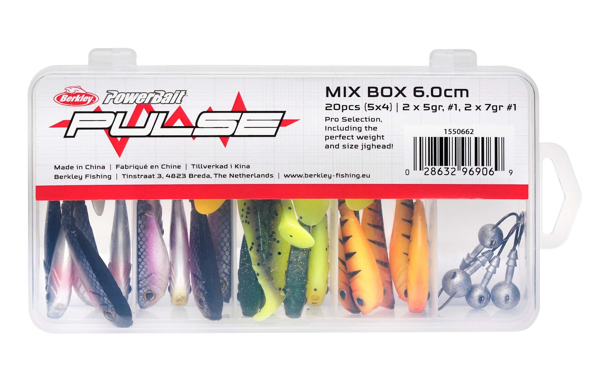 Pulse Shad Box 6cm incl. Jigheads