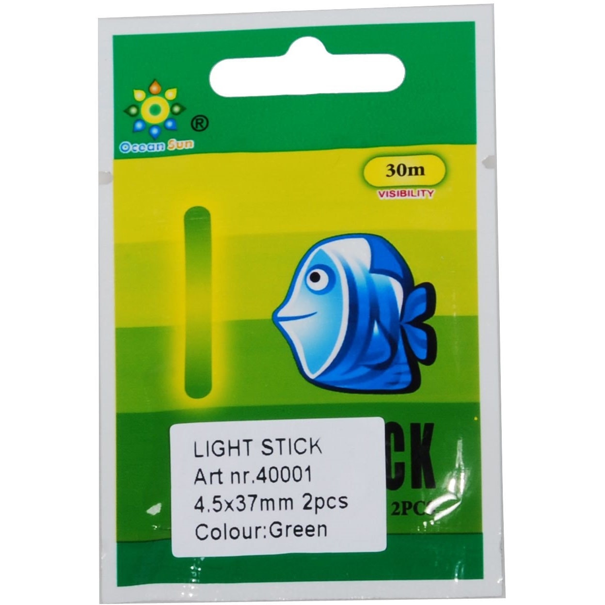 Lysstav Grön 4,5 x 37 mm 2-pack