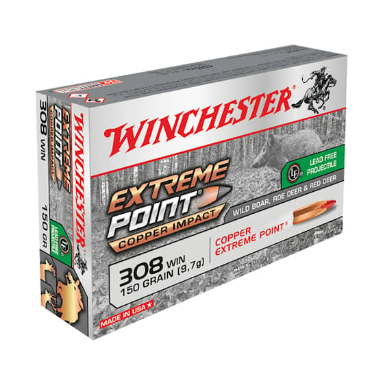 Winchester Extreme Point Koppar 308win 150gr