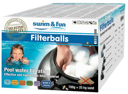 Swim & Fun Filterbälle 700 Gramm