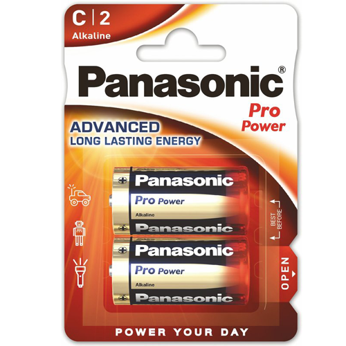 Panasonic Batteri Alkaliska Pro Power C2