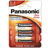 Panasonic Batteri Alkaliske Pro Power C2
