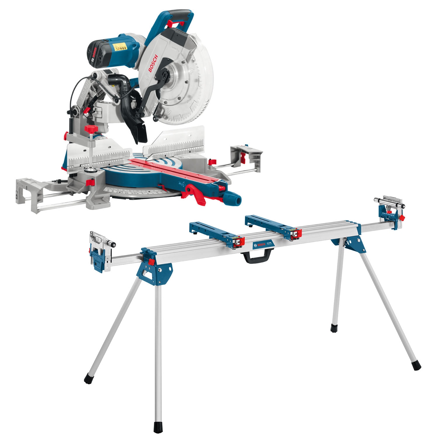 Bosch Kap och gersåg GCM 12 GDL med Stativ GTA 3800