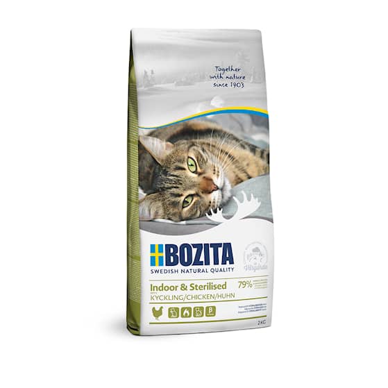 Bozita Indoor & Steriliseret Kylling 2 kg