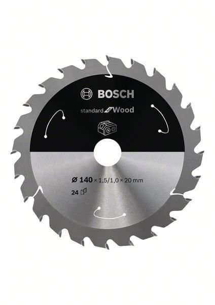 Bosch Sågklinga Standard for Wood 140×1,5/1×20mm 24T