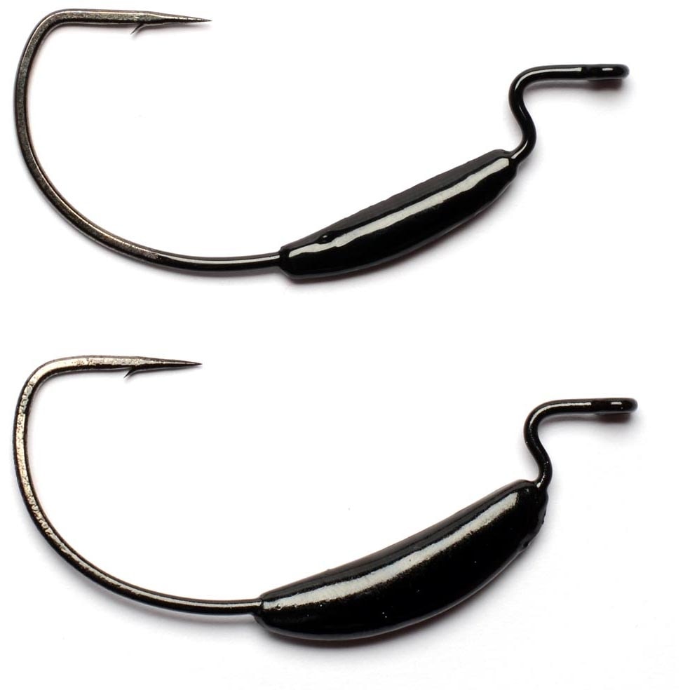 REA/Black Friday Darts Weighted Offset Hook 4 g #5/0 2-pack