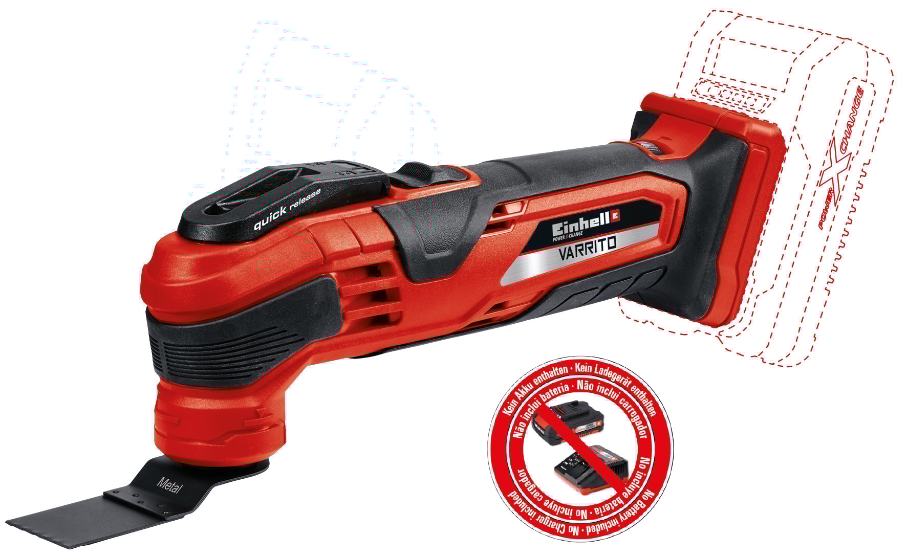 Einhell VARRITO 18V Solo Multifunktionsverktyg