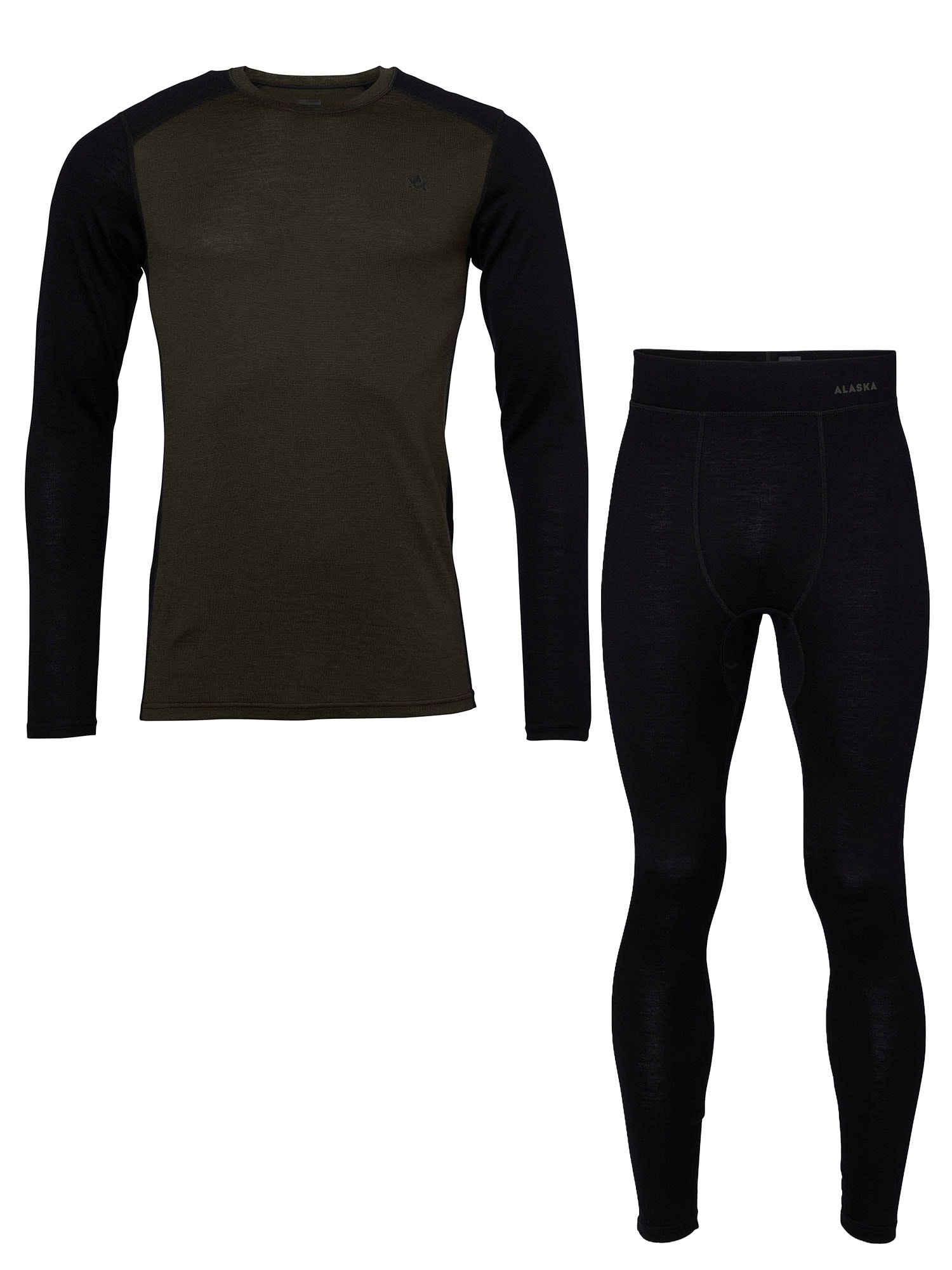 Alaska 1795 Merino Unterwäsche-Set Herren Night Green