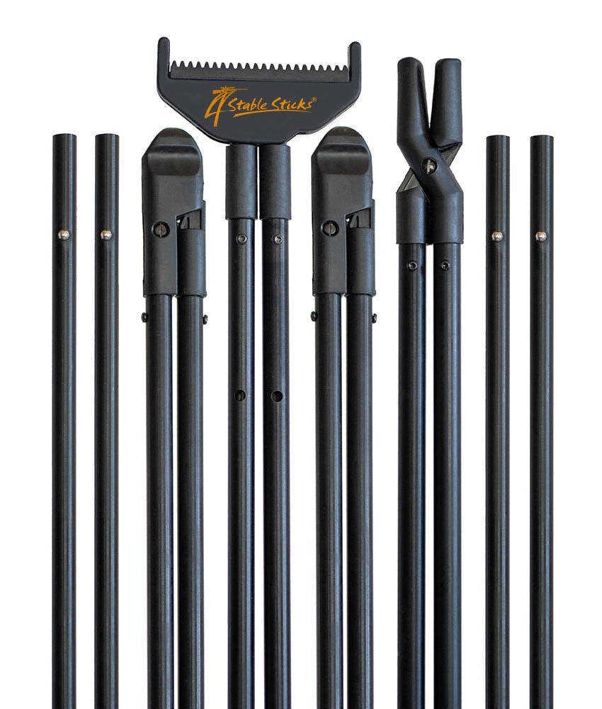 4Stable Sticks Classic Mountain Skydestøtte, sort