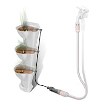 Gardena NatureUp! Bewässerungs-Set Vertikale Pflanzbehälter, Eckmontage