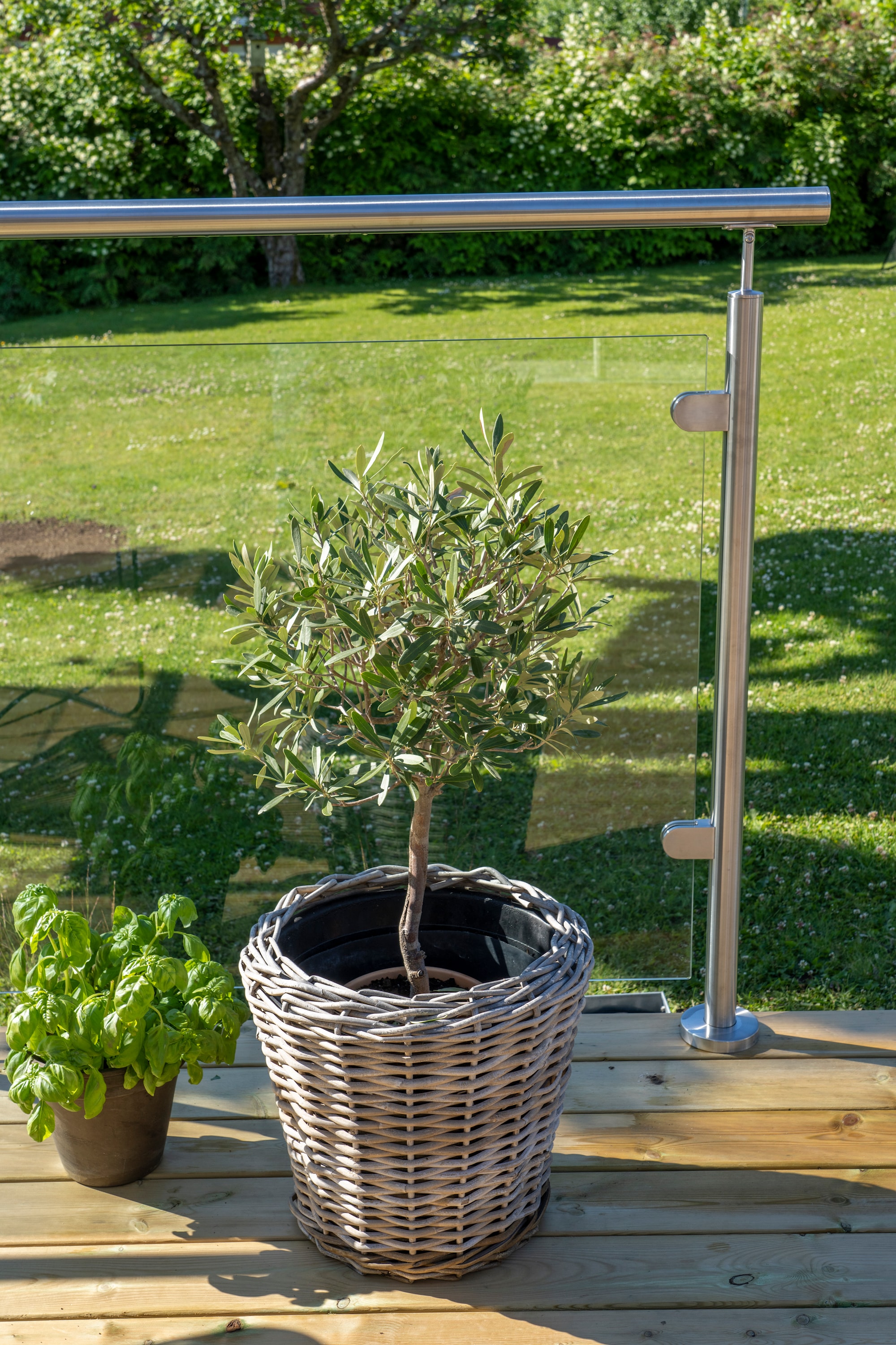 Skotte Garden Utsikt Glasskiva Utsikt 112X85 cm Klart Glas 4+4 Mm Laminat