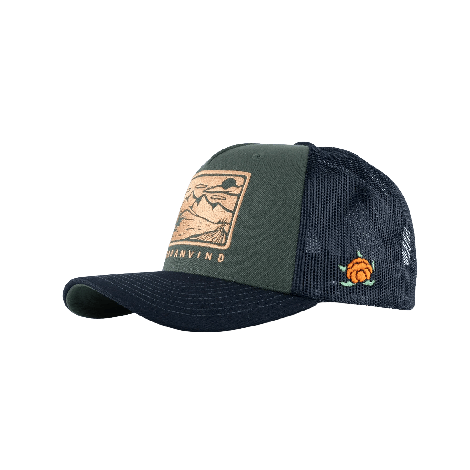 SQRTN Nordanvind Trucker Mütze Olive
