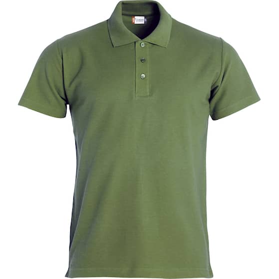 Clique Basic Poloshirt Herren Militärgrün
