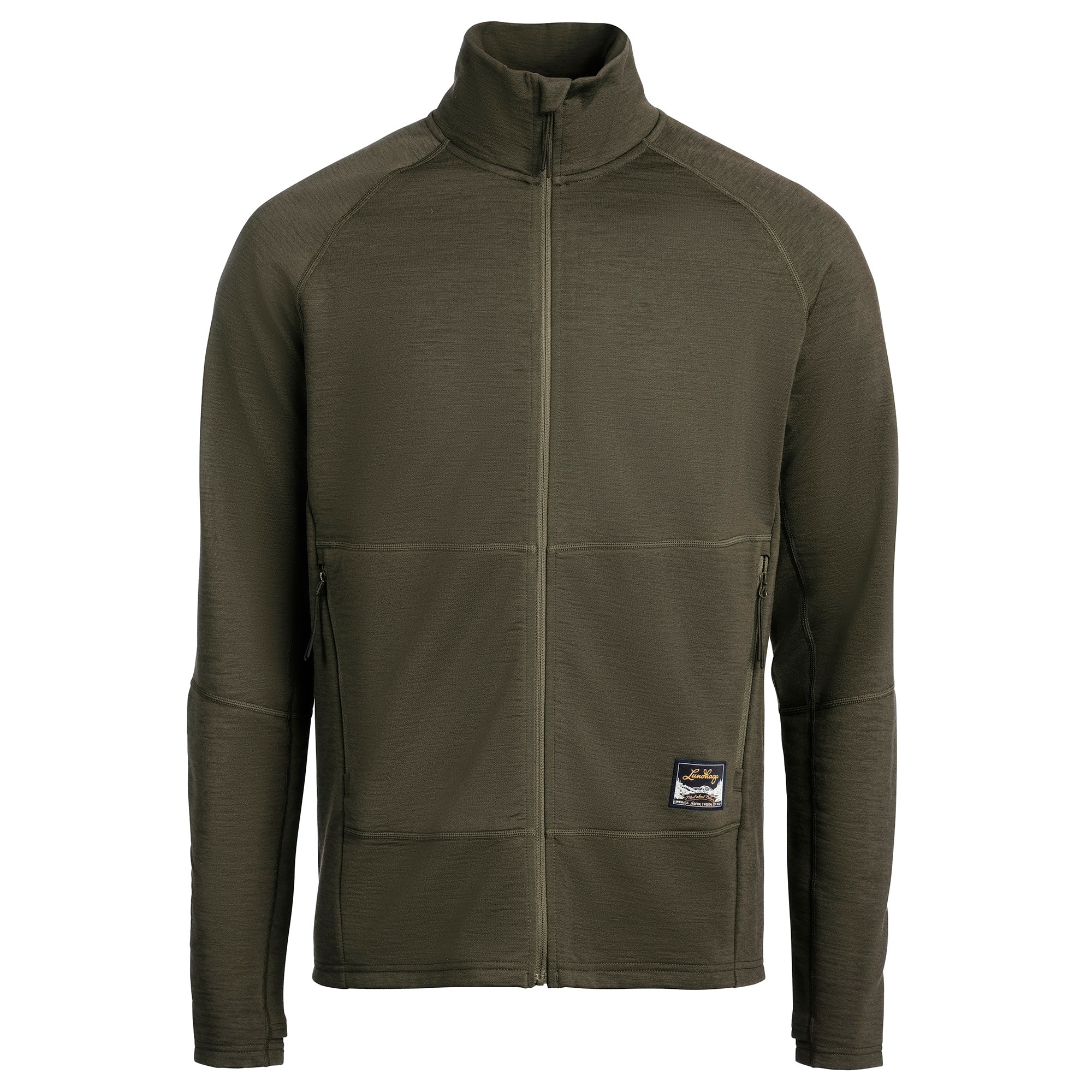 Lundhags Tived Merino Full Zip Herr Forest Green