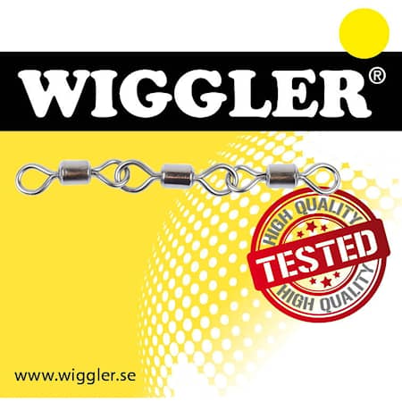 Wiggler Triple Rolling Swivel Black Nickel #6