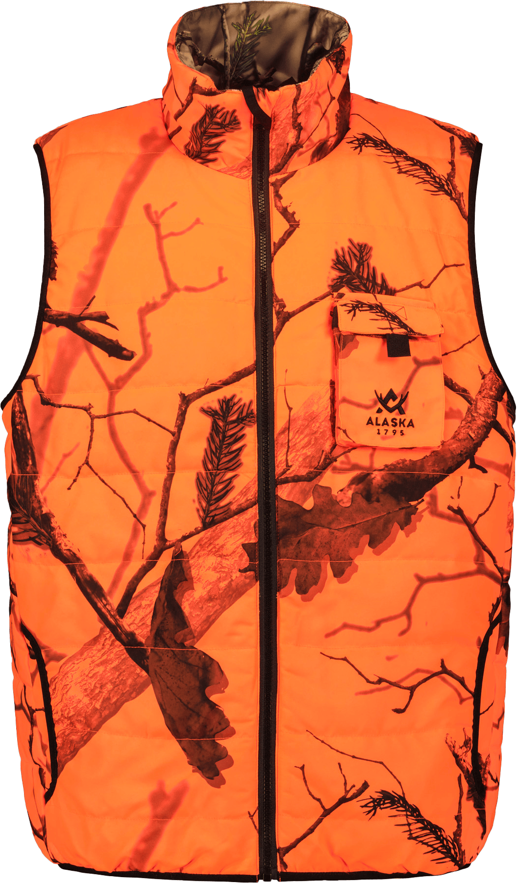 Alaska 1795 Tundra Reversible Weste Herren Blaze 3D
