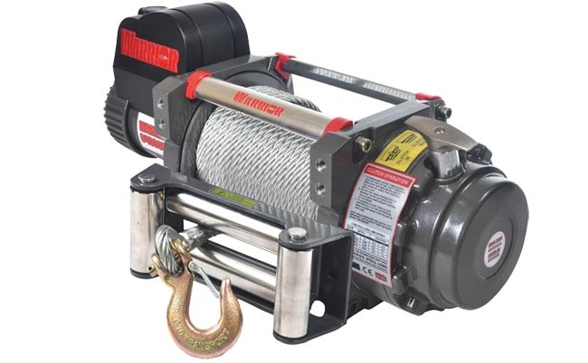 Warrior Winches Samurai 4000 lb EN vinsj, 12V stålvaier