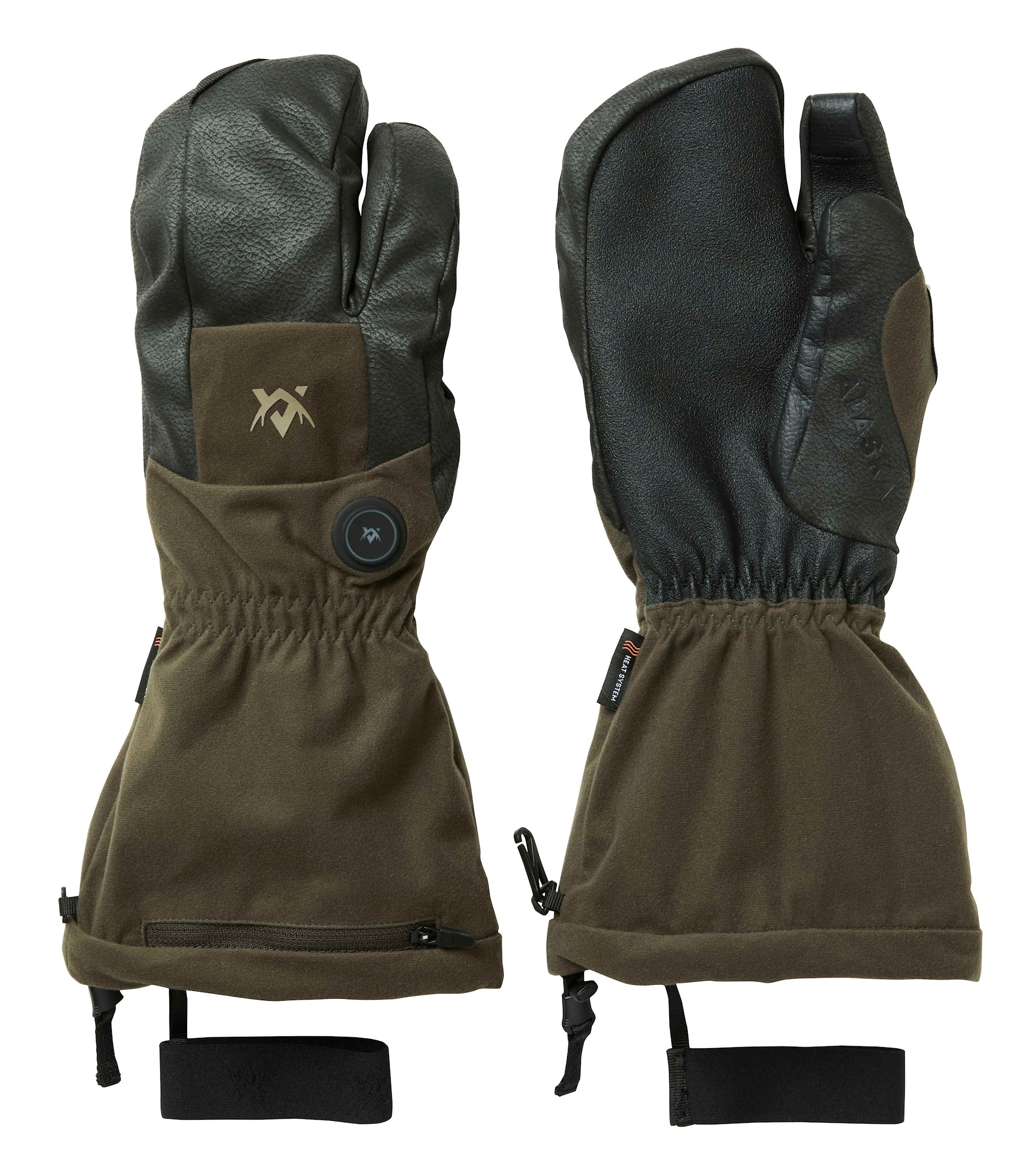 Alaska 1795 Heat System Handschuhe Solid Brown