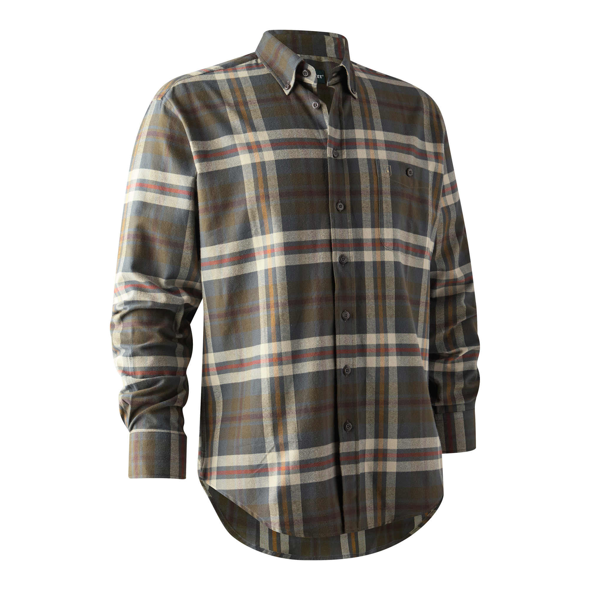 Deerhunter Ronald Skjorta Herr Yellow Check