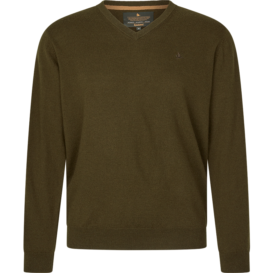 Seeland Pine Pullover mit V-Ausschnitt Helles Kiefernholz
