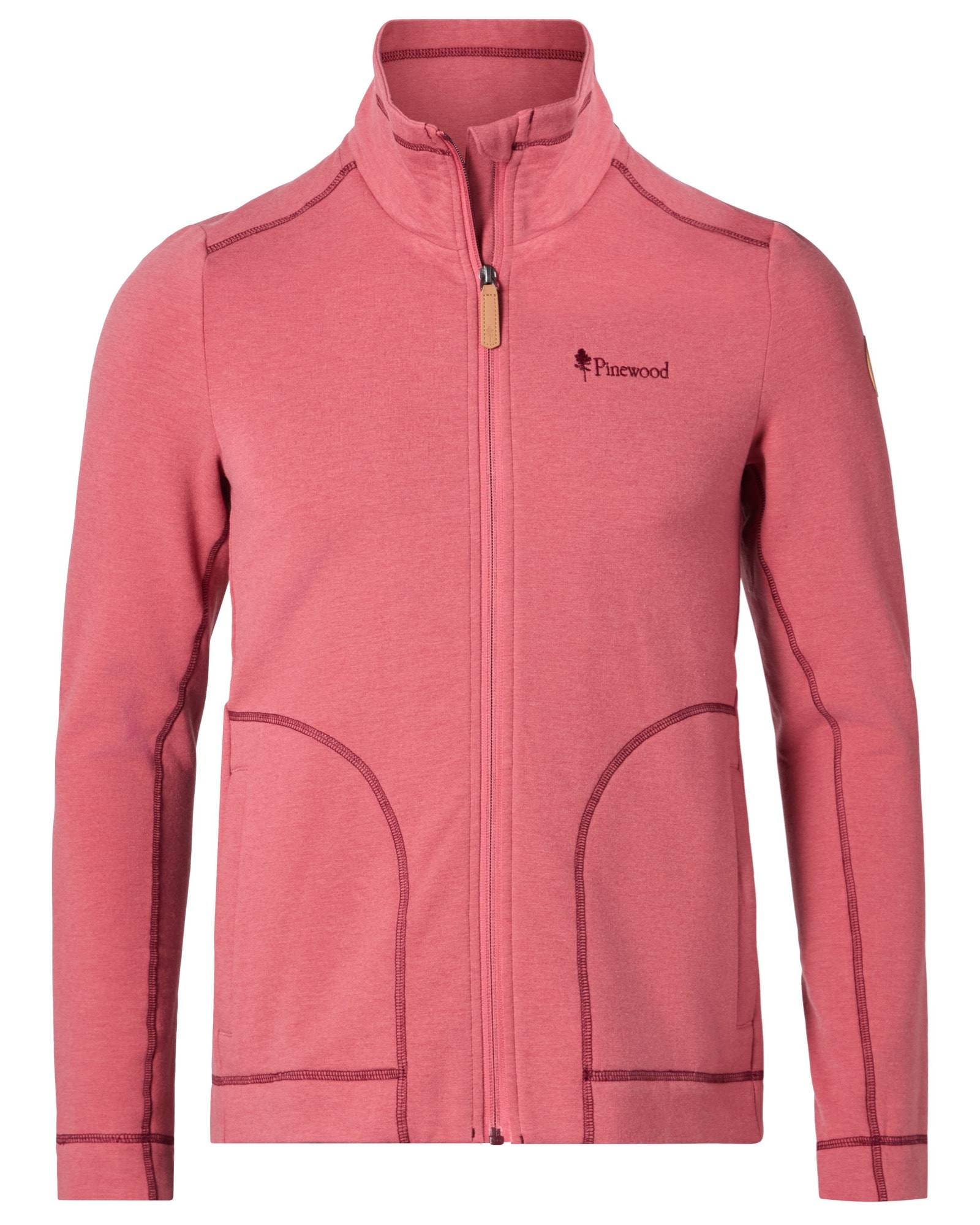 Pinewood Finnveden Wool Fleecejacka Dam Cherry Pink