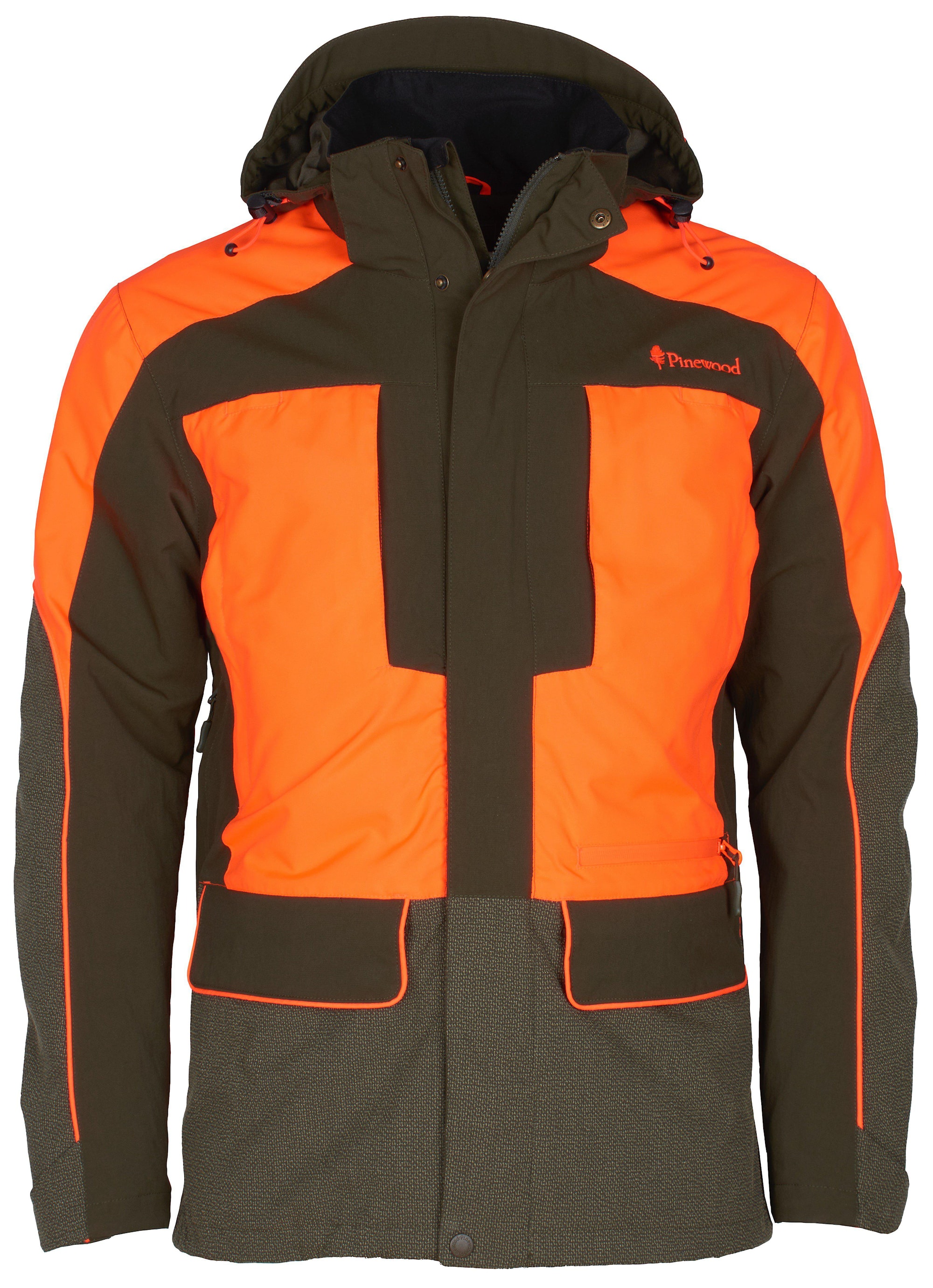 Pinewood Thorn Resistant Jacka Herr Mossgreen/Orange S