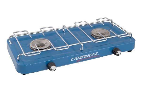 Campingaz gasblus uden låg. Base Camp.2 x 1600 watt blus. 1,4 kg.